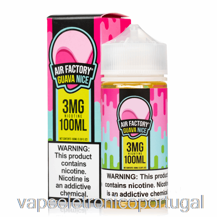 Vape Eletrônico Goiaba Nice - Air Factory - 100ml 6mg